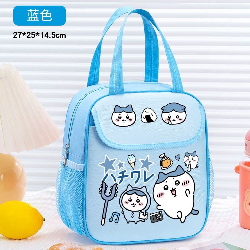 Food Grocery Snacks - Bolsa Térmica Chiikawa com Estampa de