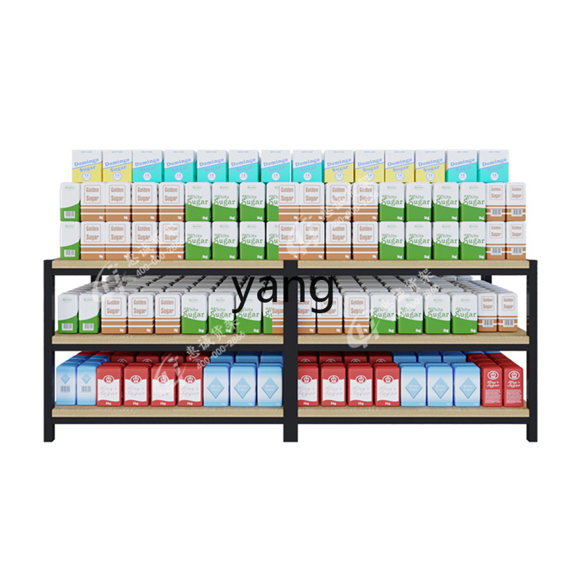 Food Grocery Snacks - LH expositor rack de exibição leite