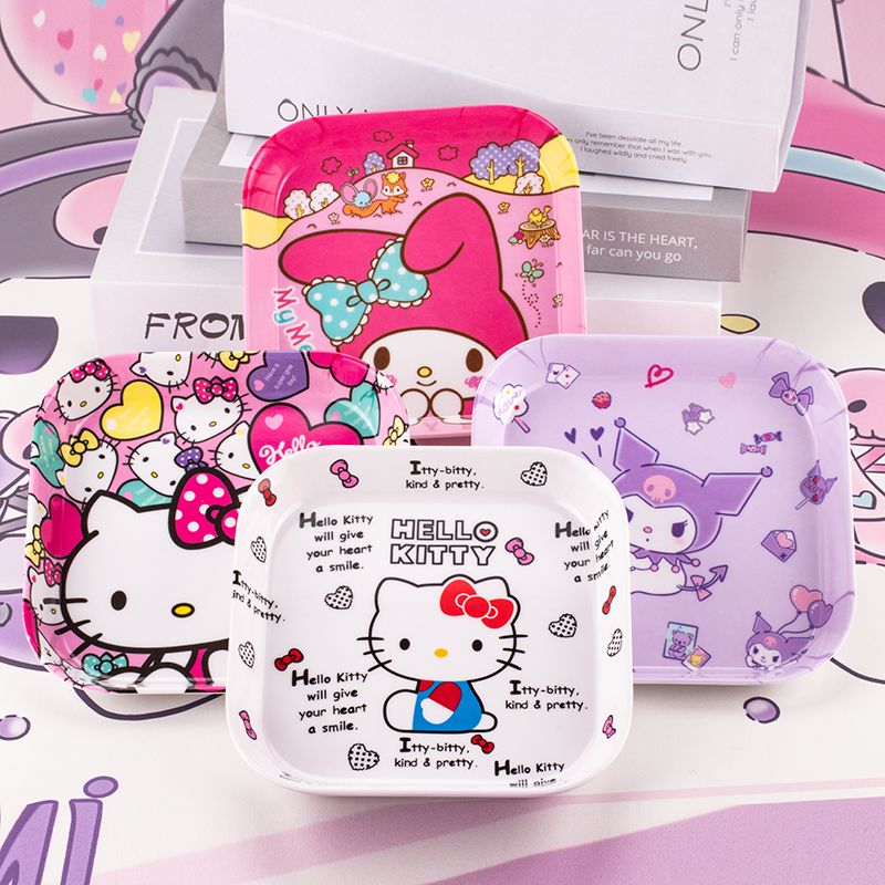 Food Grocery Snacks - Novo Prato de Melamina Hello Kitty