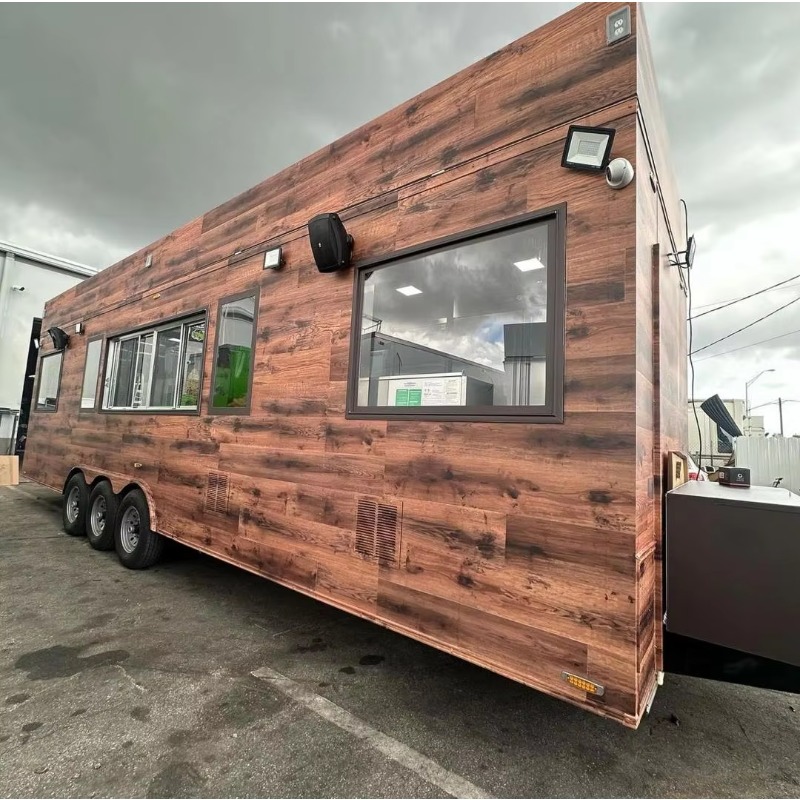 Food Truck With Snacks - Caminhões de Comida Móveis por Atacado