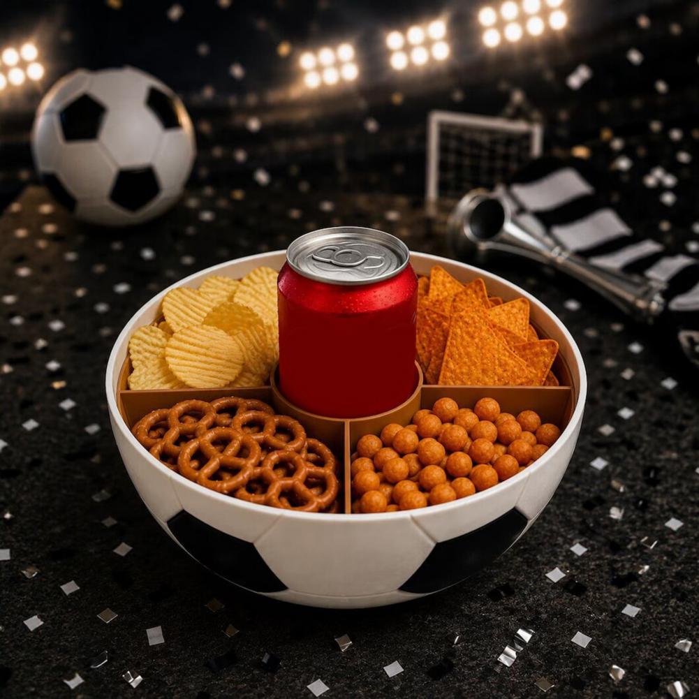 Bowl de Snacks em Forma de Fut - Food Snacks Game avaliação e preço