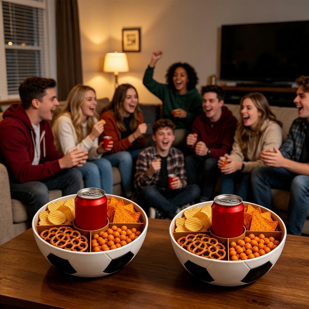 Bowl de Snacks em Forma de Fut - Food Snacks Game avaliação e preço
