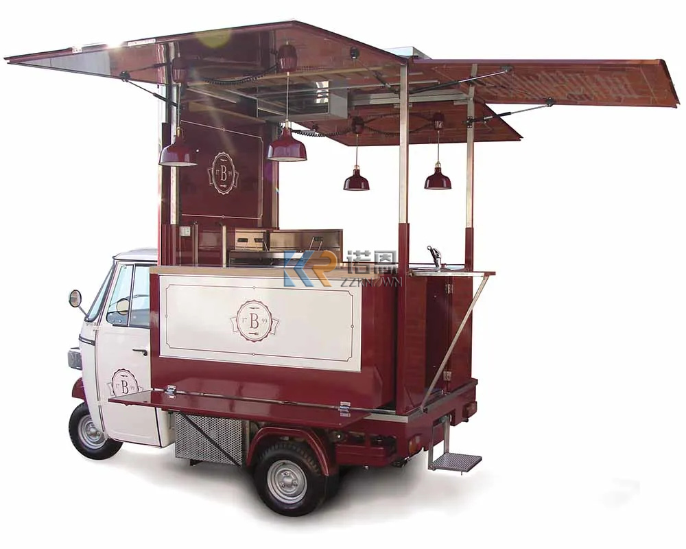 Carrinhos de café multifuncion - Food Truck With Snacks avaliação e preço