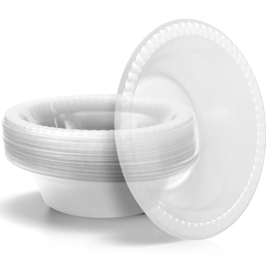 Pacote com 30 Tigelas Plástica - Food Snacks For Party avaliação e preço