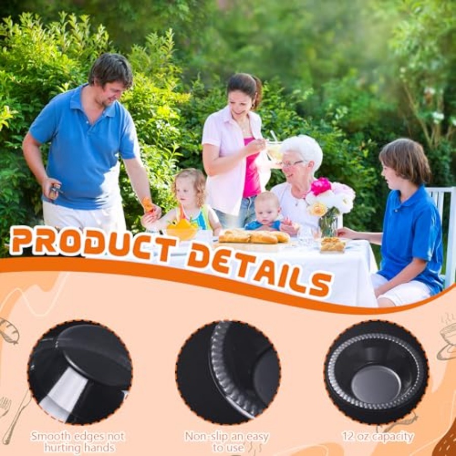 Pacote com 30 Tigelas Plástica - Food Snacks For Party avaliação e preço