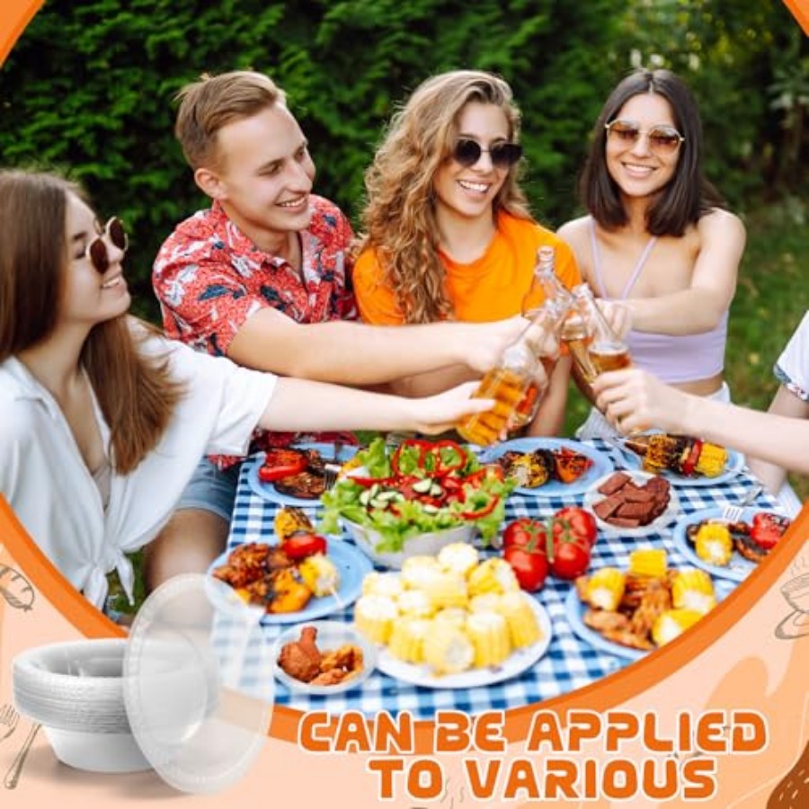 Pacote com 30 Tigelas Plástica - Food Snacks For Party avaliação e preço