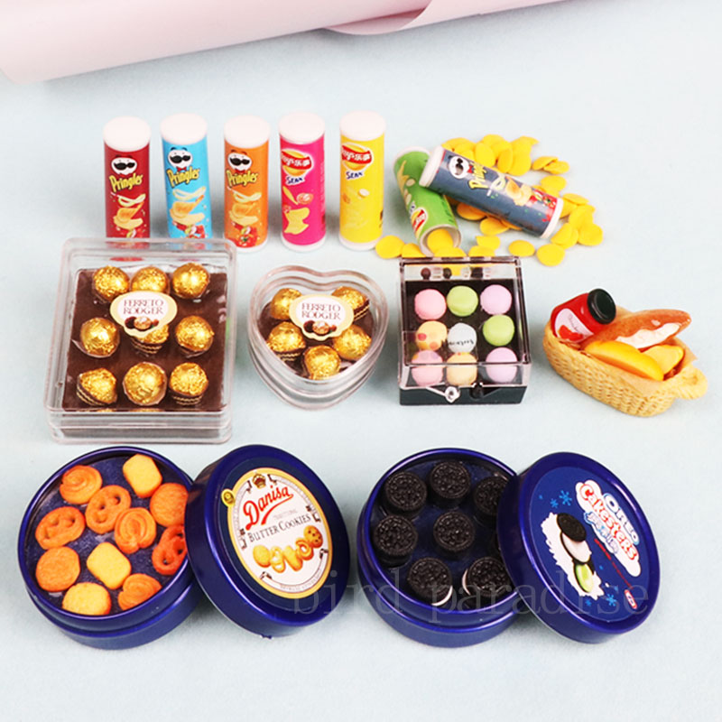 1/6 miniatrue bonecas comida m - Food Grocery Snacks avaliação e preço