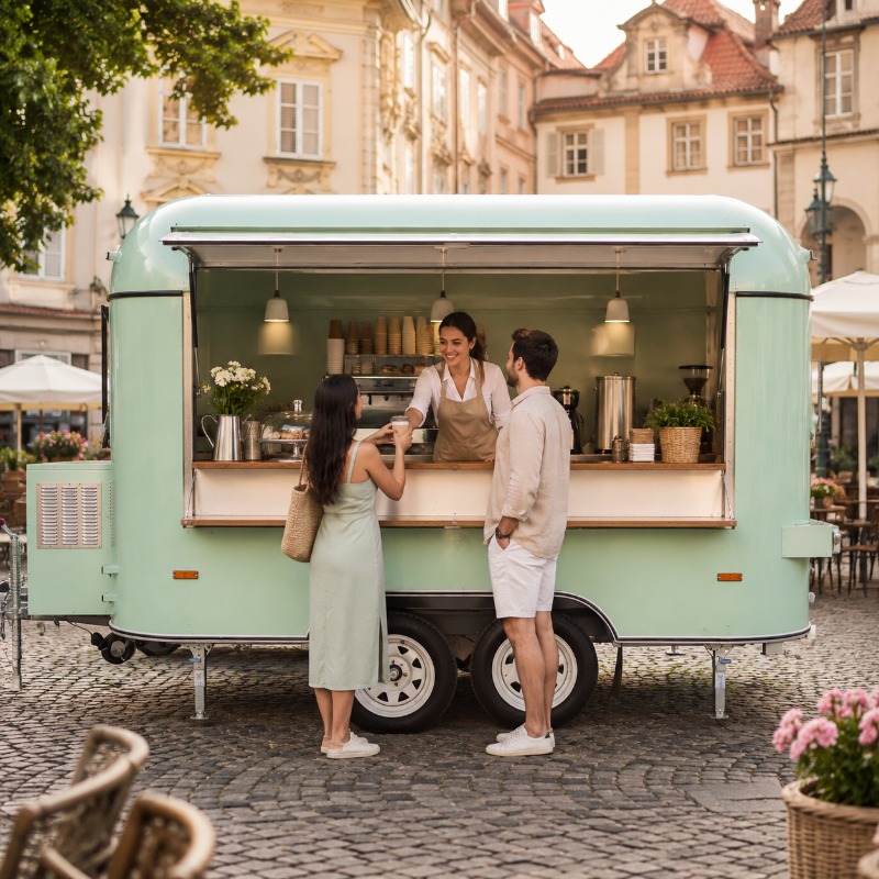 Caminhão de Comida Personaliza - Food Truck With Snacks avaliação e preço