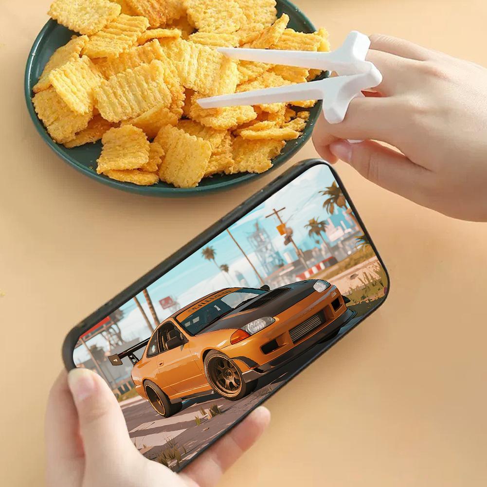 Pinça de Dedo Reutilizável par - Food Snacks Game avaliação e preço