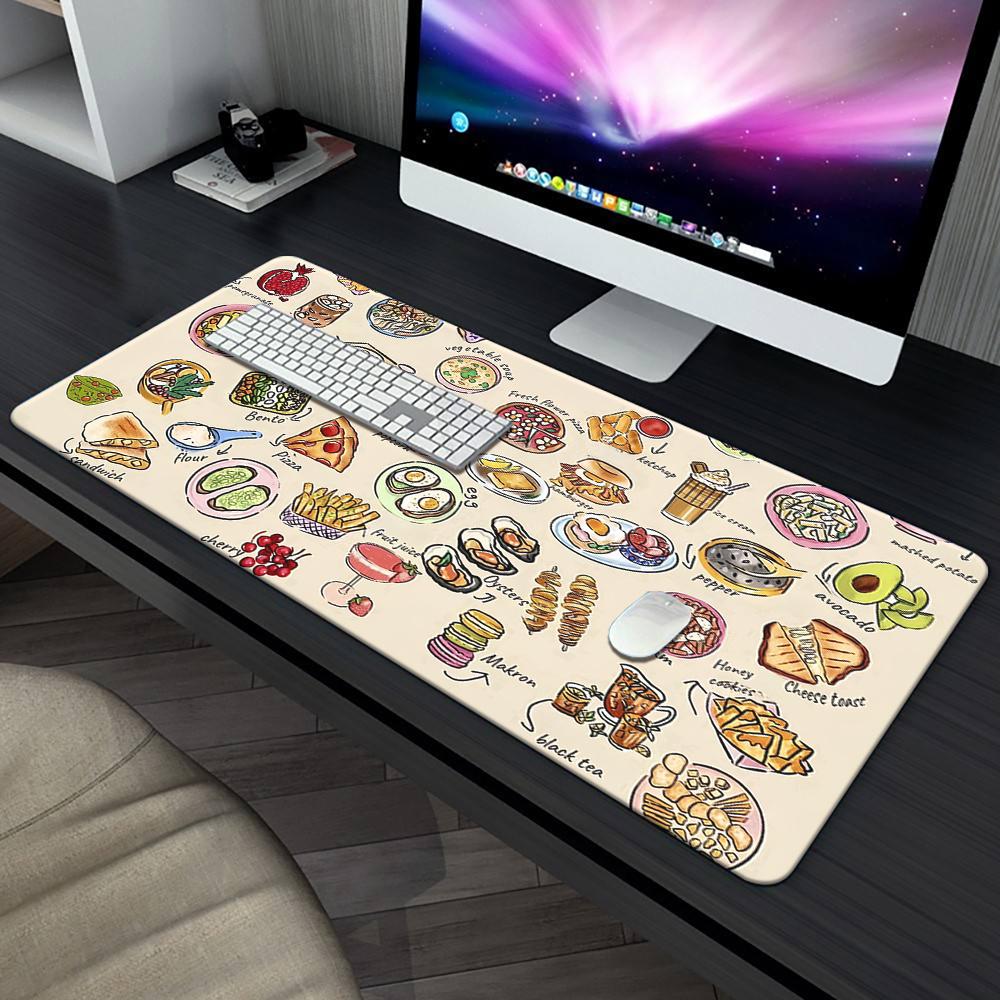 Mouse Pad Grande XXL com Estam - Food Snacks Game avaliação e preço