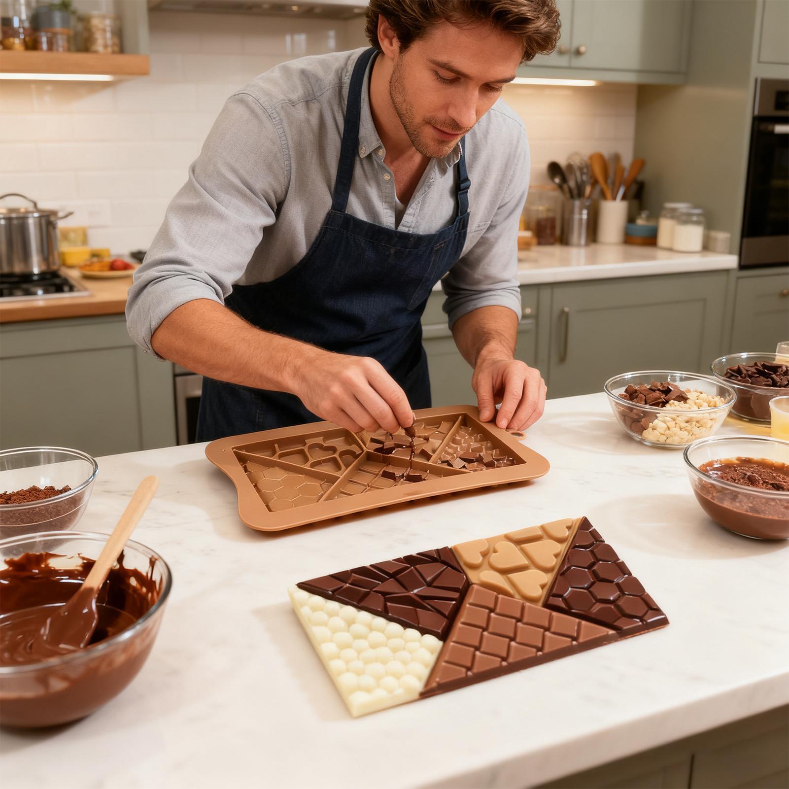 Moldes para Barras de Chocolat - Food Snacks With Protein avaliação e preço