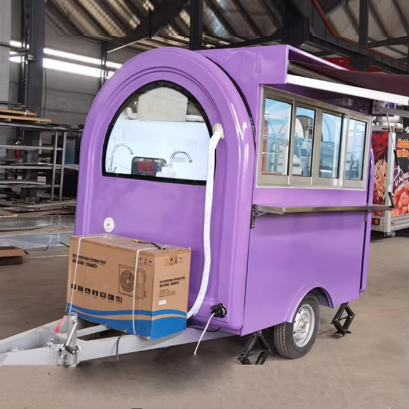 Carrinho de Hot Dog, Trailer d - Food Truck With Snacks avaliação e preço