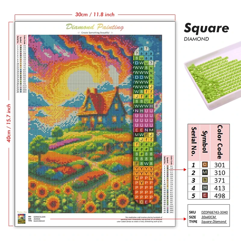 Kit de Pintura Diamante 5D DIY - Fruit Roll Up avaliação e preço